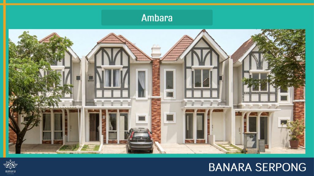 cluster ambara banara serpong townhouse