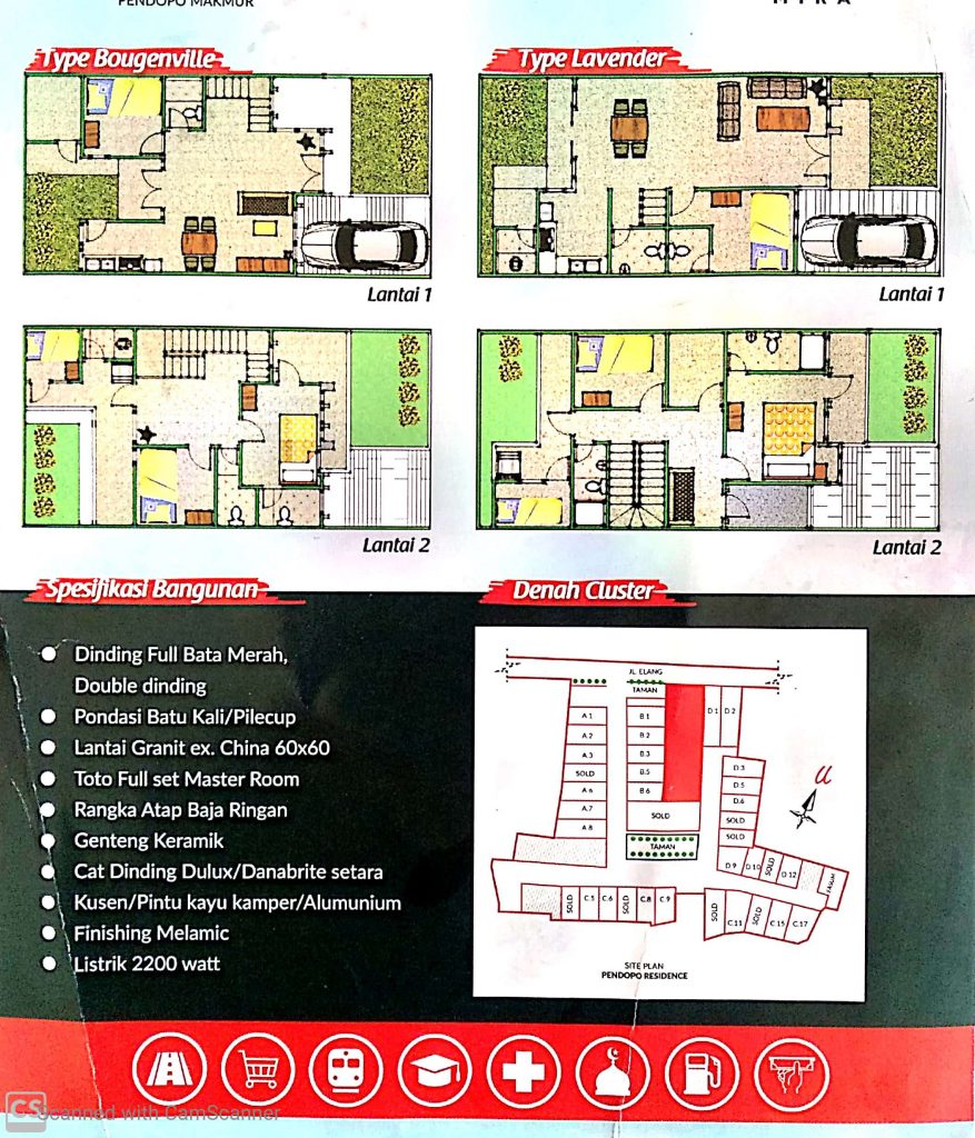 layout pendopo residence 