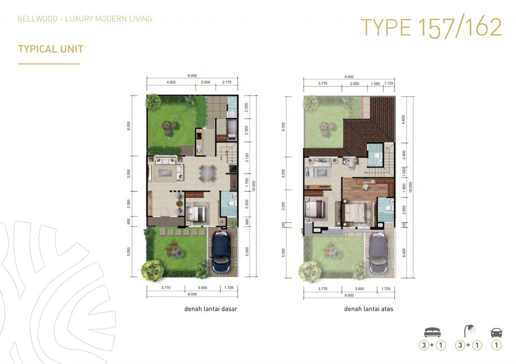 tipe 157/162 layout