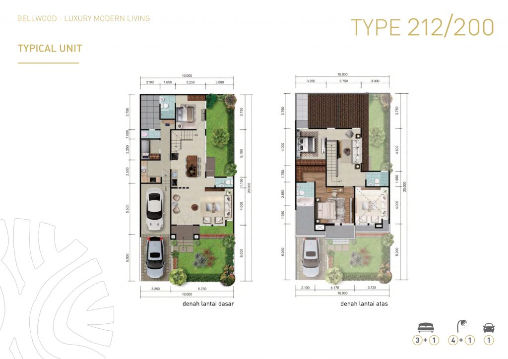 tipe 212/200 layout