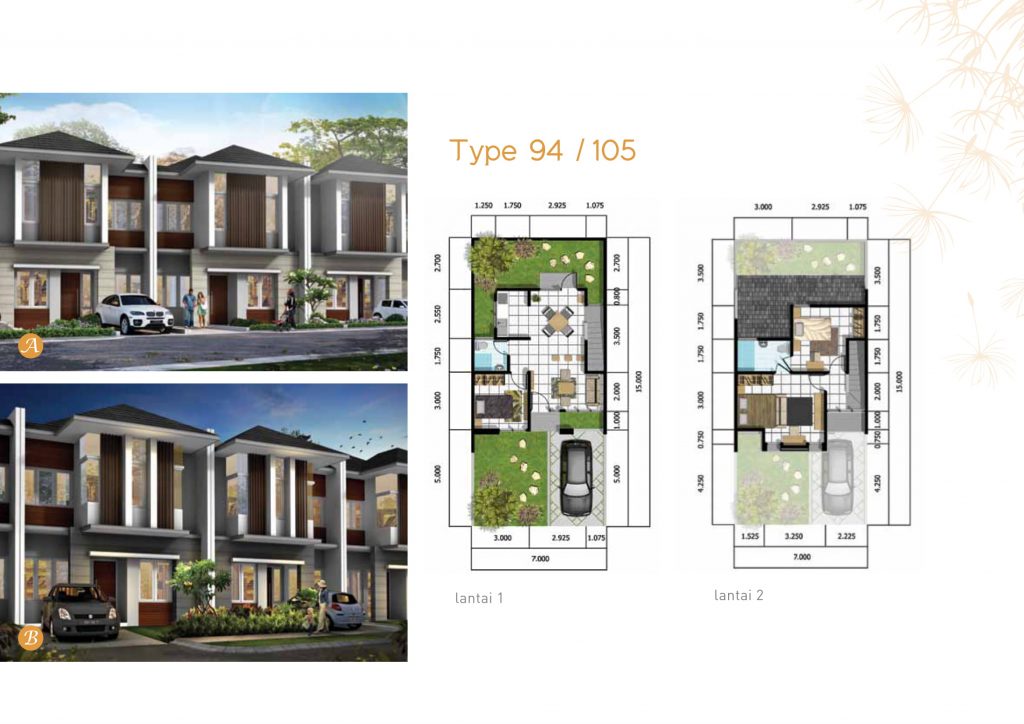 tipe 94/105 layout