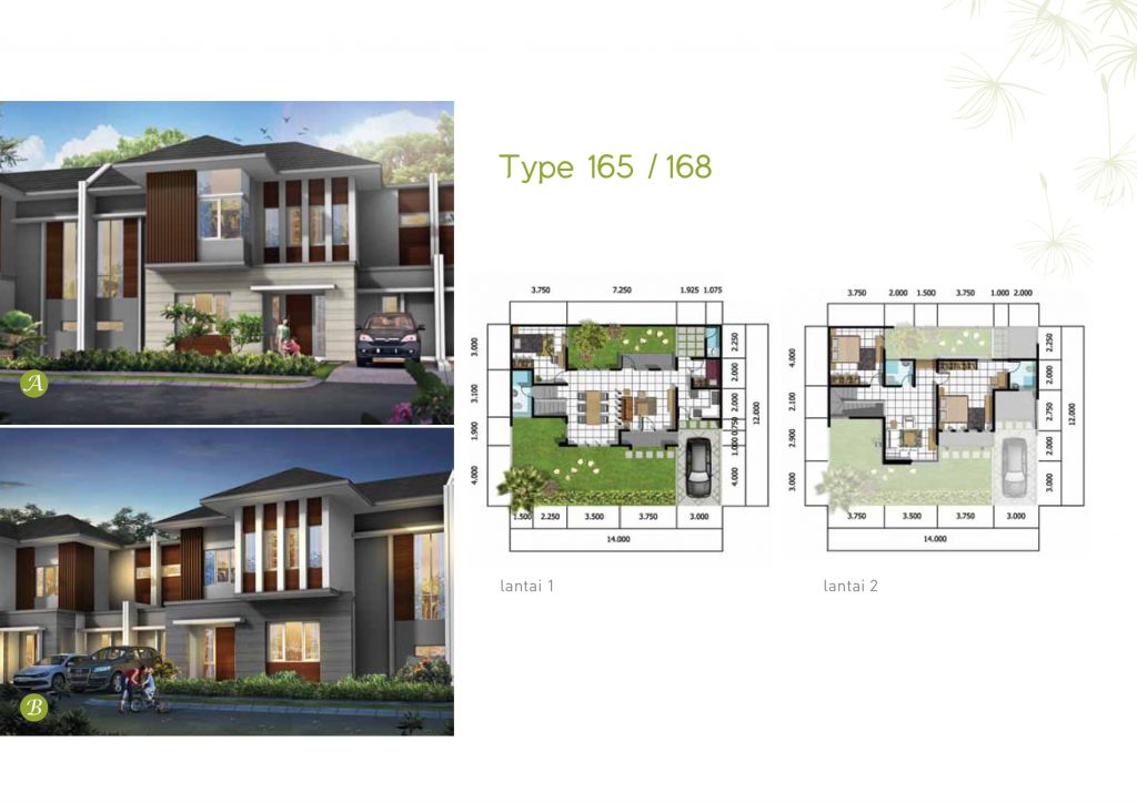 tipe 165/168 layout