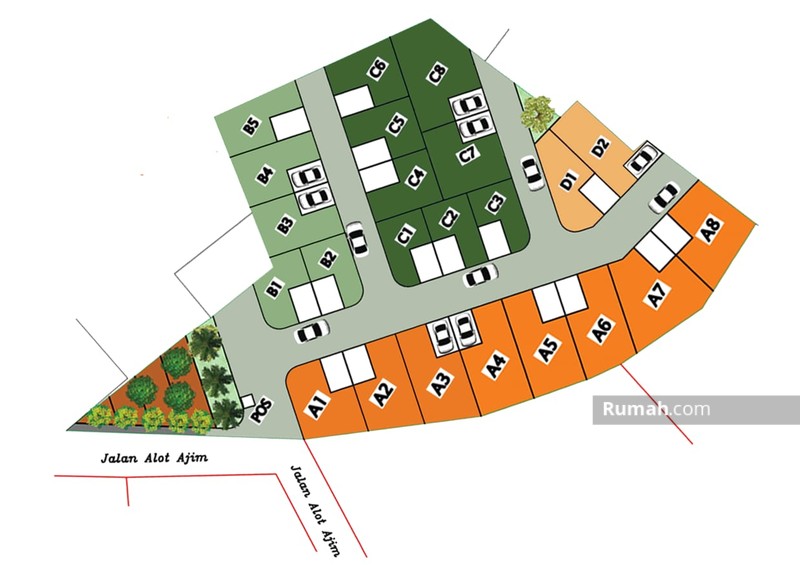 site plan jatiraden green view