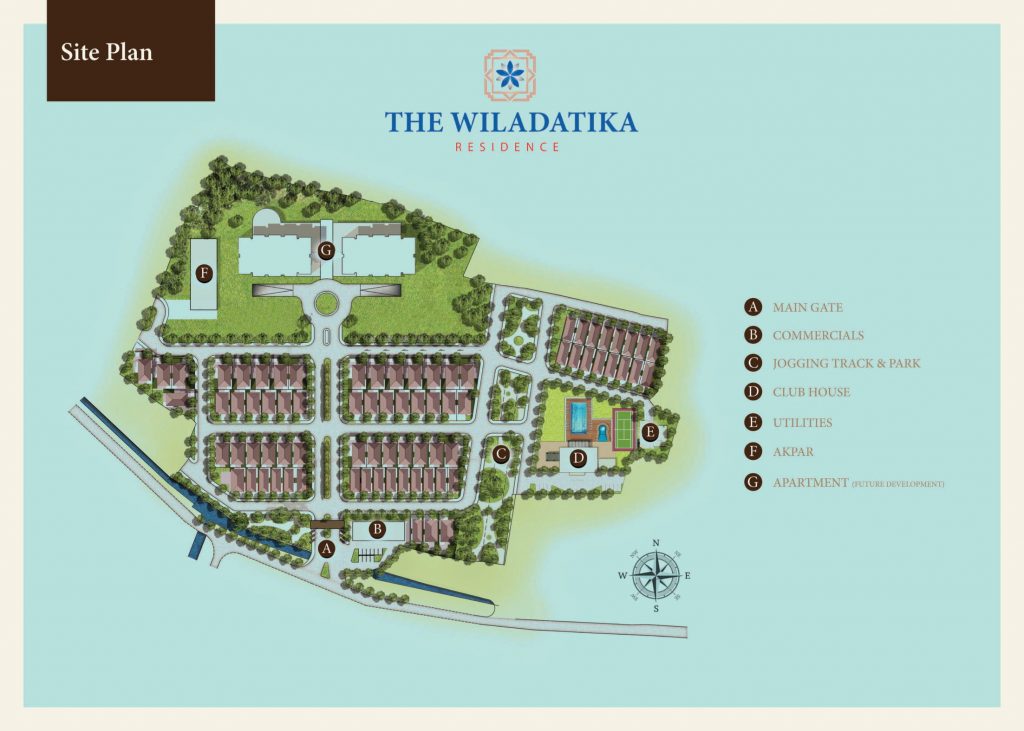 site plan the wiladatika residence