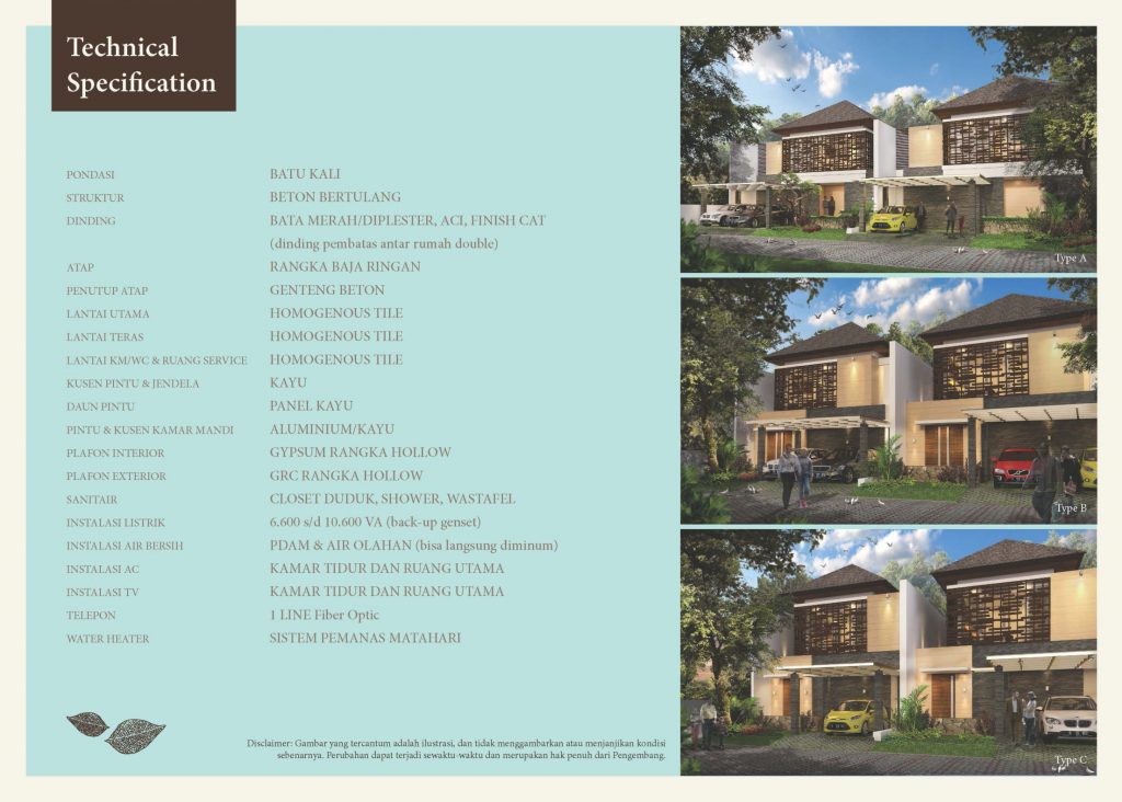 specifications the wiladatika residence 