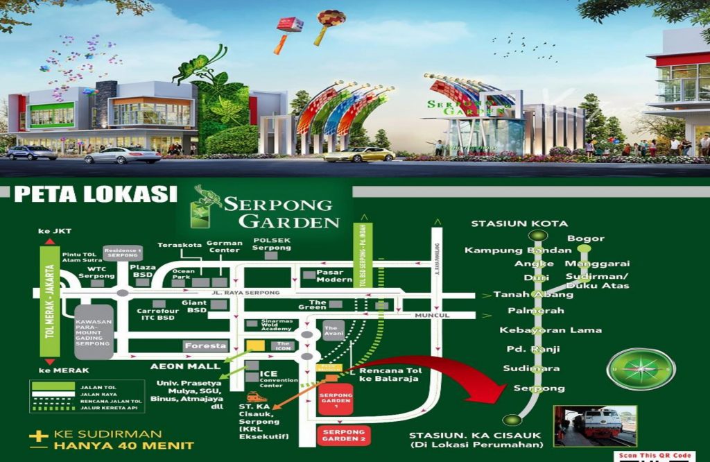 SERPONG GARDEN | TANGERANG | Dijual Residences.co.id | Rp. 400 Jt